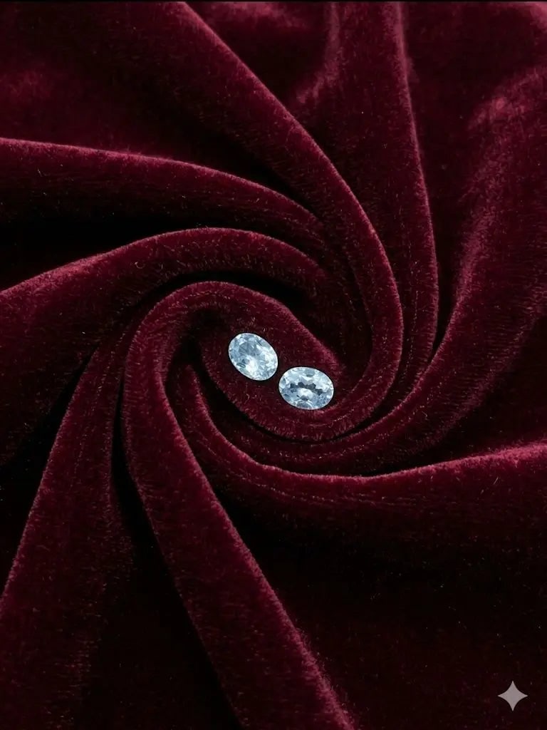Exceptional Quality Aquamarine, Oval Shaped, lite Blue Colored, Weight 0.43Ct.,Dimensions 5x3mm.: ABC Rugs, Kilims & Jewelry offers internationally certified and verified pieces, with documentation provided by trusted gemological institutions, manufacturers, and industry professionals. At ABC 