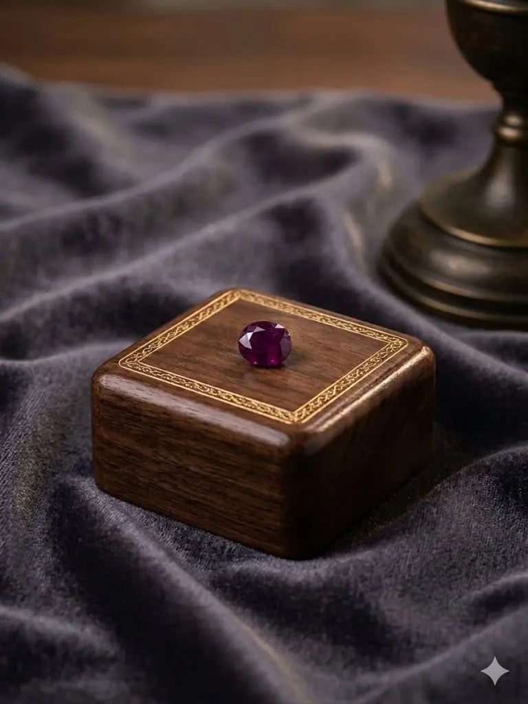 Exceptional Quality Ruby Manik, Oval/Mixed Shaped, Red semi transparent Colored, 5.55Ct.: ABC Rugs, Kilims & Jewelry offers internationally certified and verified pieces, with documentation provided by trusted gemological institutions, manufacturers, and industry professionals. At ABC