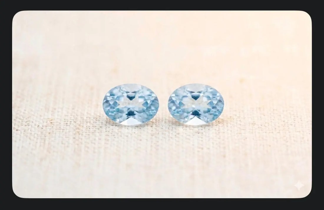 Exceptional Quality 2 Pieces, Aquamarine L.Blue Color Oval Shaped Brazil Gemstone Weight 0.31 Ct.: ABC Rugs, Kilims & Jewelry offers internationally certified and verified pieces, with documentation provided by trusted gemological institutions, manufacturers, and industry professionals. At ABC 