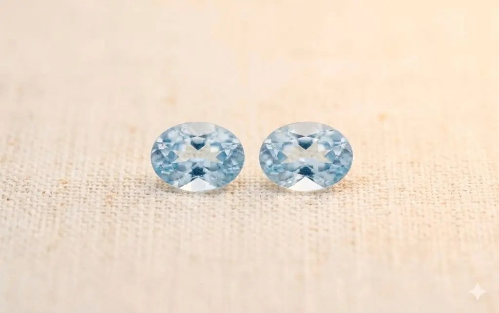 Exceptional Quality 2 Pieces, Aquamarine L.Blue Color Oval Shaped Brazil Gemstone Weight 0.29 Ct.: ABC Rugs, Kilims & Jewelry offers internationally certified and verified pieces, with documentation provided by trusted gemological institutions, manufacturers, and industry professionals. At ABC 