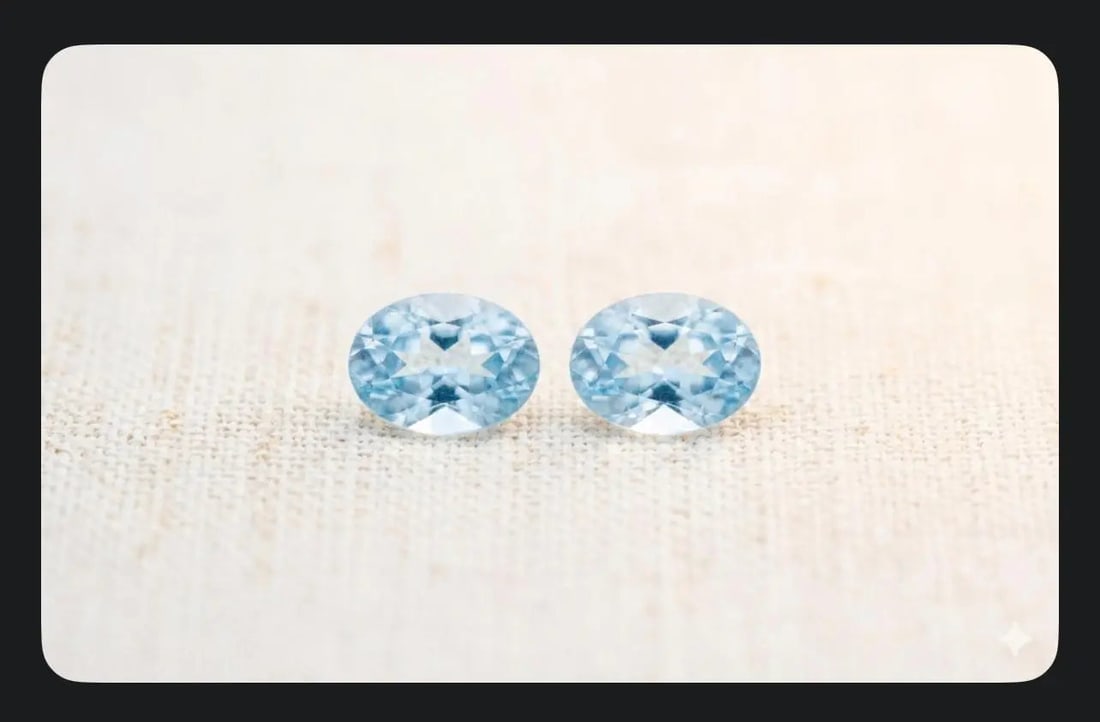 Exceptional Quality 2 Pieces, Aquamarine L.Blue Color Oval Shaped Brazil Gemstone Weight 0.30 Ct.: ABC Rugs, Kilims & Jewelry offers internationally certified and verified pieces, with documentation provided by trusted gemological institutions, manufacturers, and industry professionals. At ABC 