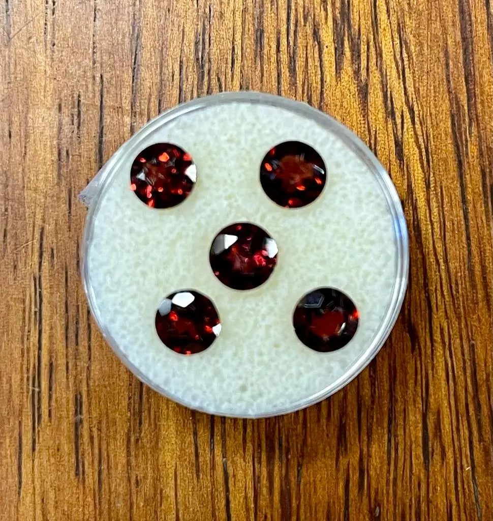 Exceptional Quality Indian Garnet Gemstone (4.95 Carats 5 Pieces), Red Color Item#11, Gem156: ABC Rugs, Kilims & Jewelry offers internationally certified and verified pieces, with documentation provided by trusted gemological institutions, manufacturers, and industry professionals. At ABC 