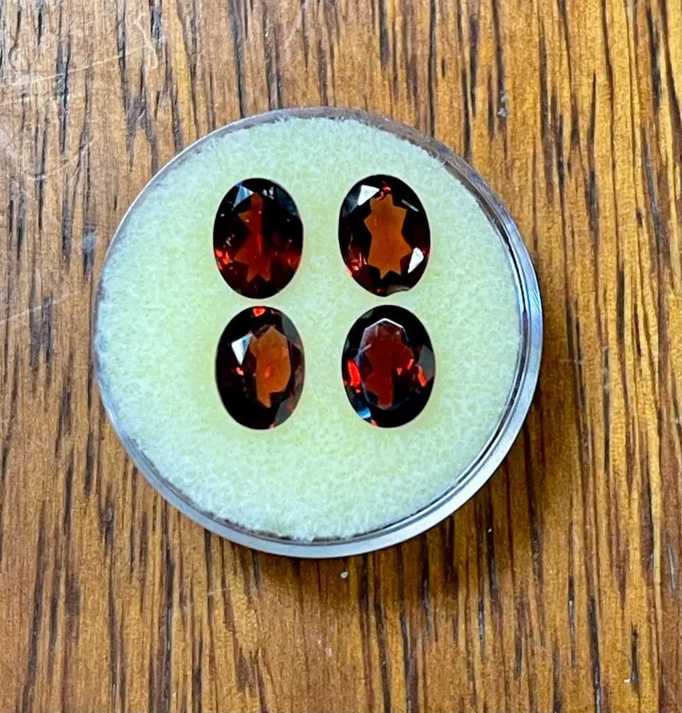 Exceptional Quality Indian Garnet Gemstone (5.27 Carats 4 Pieces), Red Color Item#10, Gem157: ABC Rugs, Kilims & Jewelry offers internationally certified and verified pieces, with documentation provided by trusted gemological institutions, manufacturers, and industry professionals. At ABC 