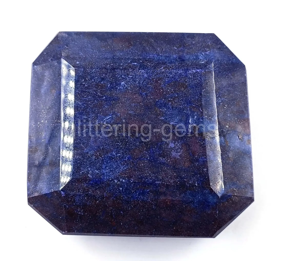Exceptional Quality BIG 3582.0 Ct African Blue Sapphire Emerald Cut IGL Loose Gemstone, Gem216 (1 of 2)