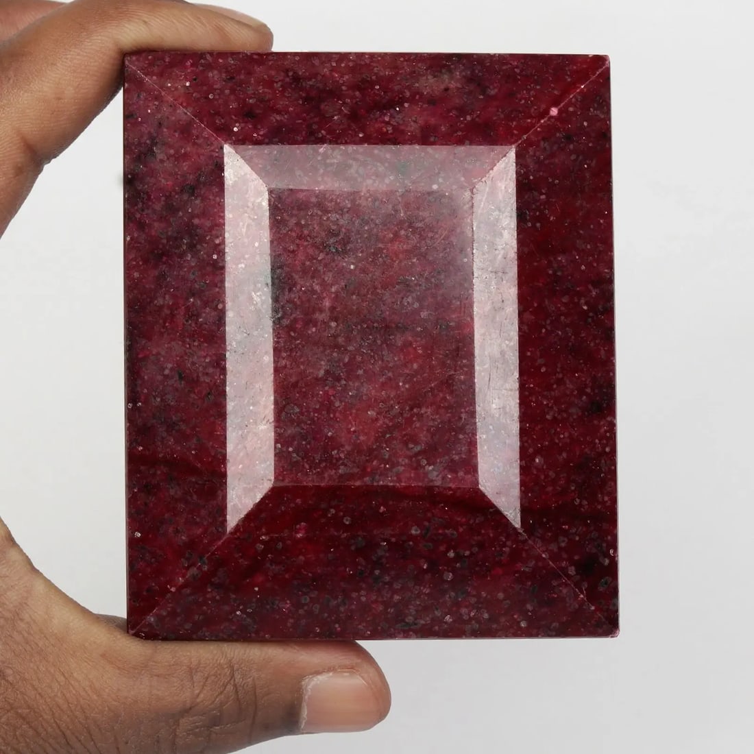 Exceptional Quality 1800 Ct. Big Size Red Ruby Emerald Cut Faceted Loose Gemstone, Gem230: ABC Rugs, Kilims & Jewelry offers internationally certified and verified pieces, with documentation provided by trusted gemological institutions, manufacturers, and industry professionals. At ABC 