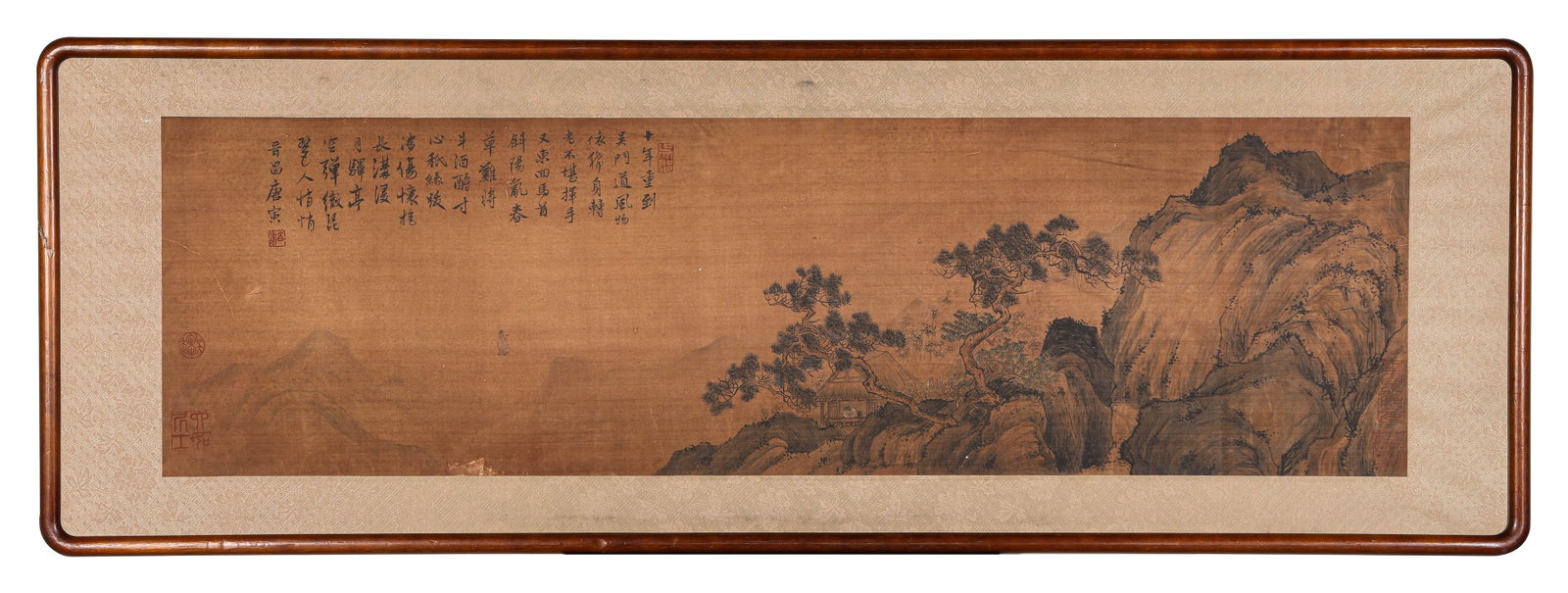 TANG YIN (1470-1524), ATTRIBUTED TO, LANDSCAPE: TANG YIN (1470-1524), ATTRIBUTED TO, LANDSCAPE Dimensions: Width: 117 cm (46.1 in.), Height: 33.8 cm (13.3 in.). All measurements are approximate.