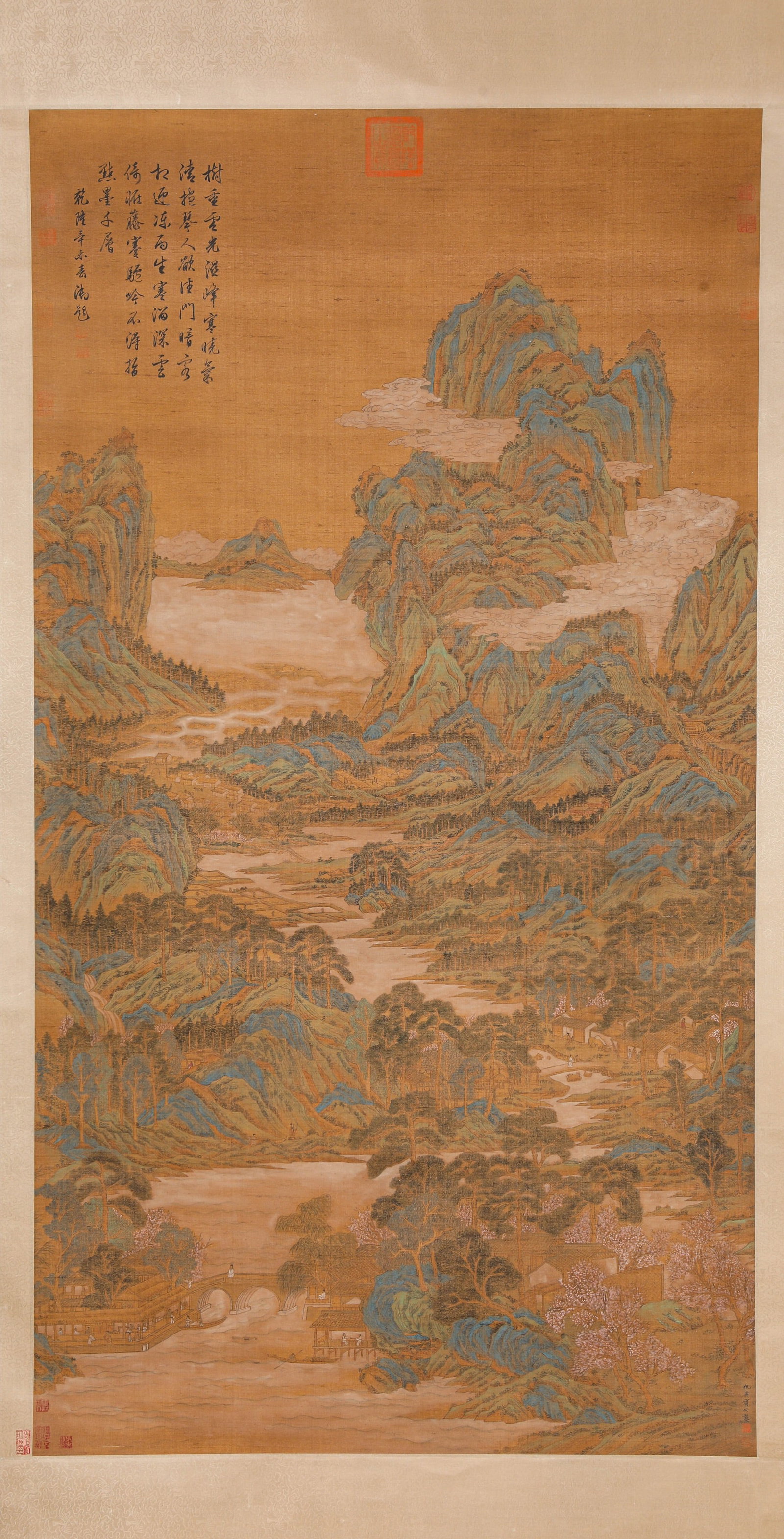 QIU YING (C. 1494-1552), ATTRIBUTED TO, LANDSCAPE WITH FIGURES (1 of 10)