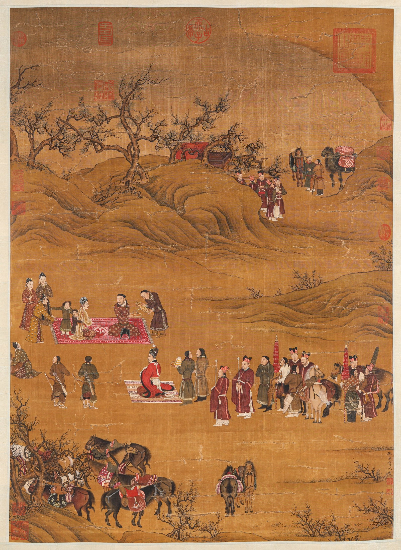 QIU YING (C. 1494-1552), ATTRIBUTED TO, WENJI'S RETURN TO THE HAN (1 of 8)