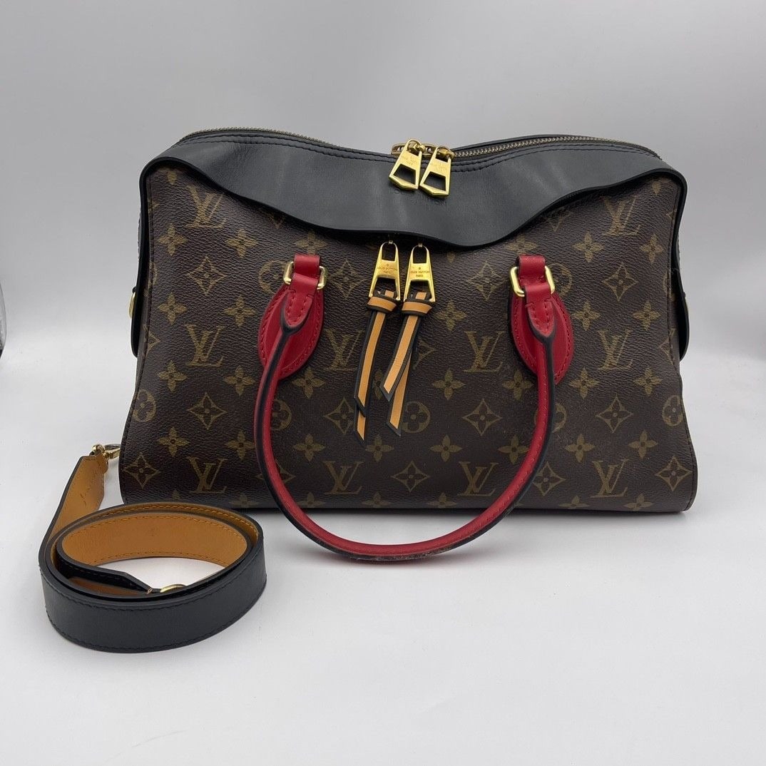 Louis Vuitton Monogram Tuileries Top Handle Hand Bag Should Bag M41454 France (1 of 20)
