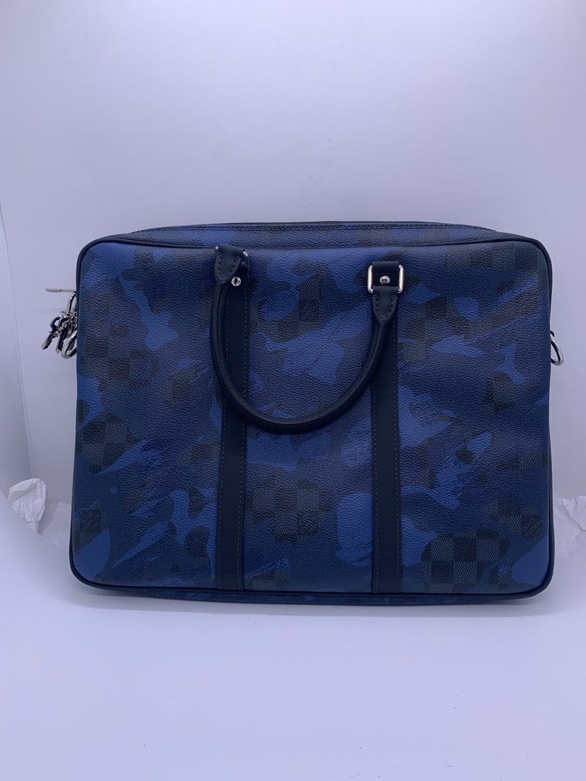 Louis Vuitton Porte-Documents Voyage Briefcase limited edition camouflag N41507 (1 of 19)