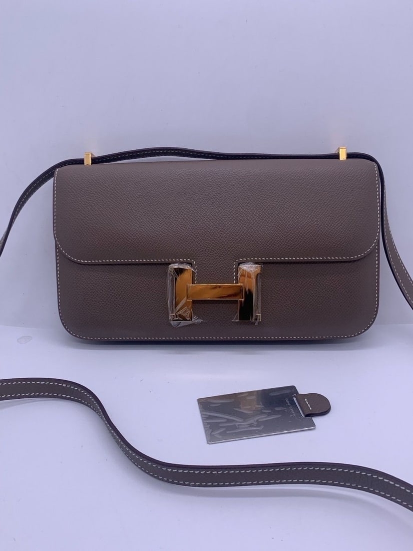 HERMES Constance Elan Shoulder Crossbody Bag Epsom Leather GHW Stmap B (1 of 20)