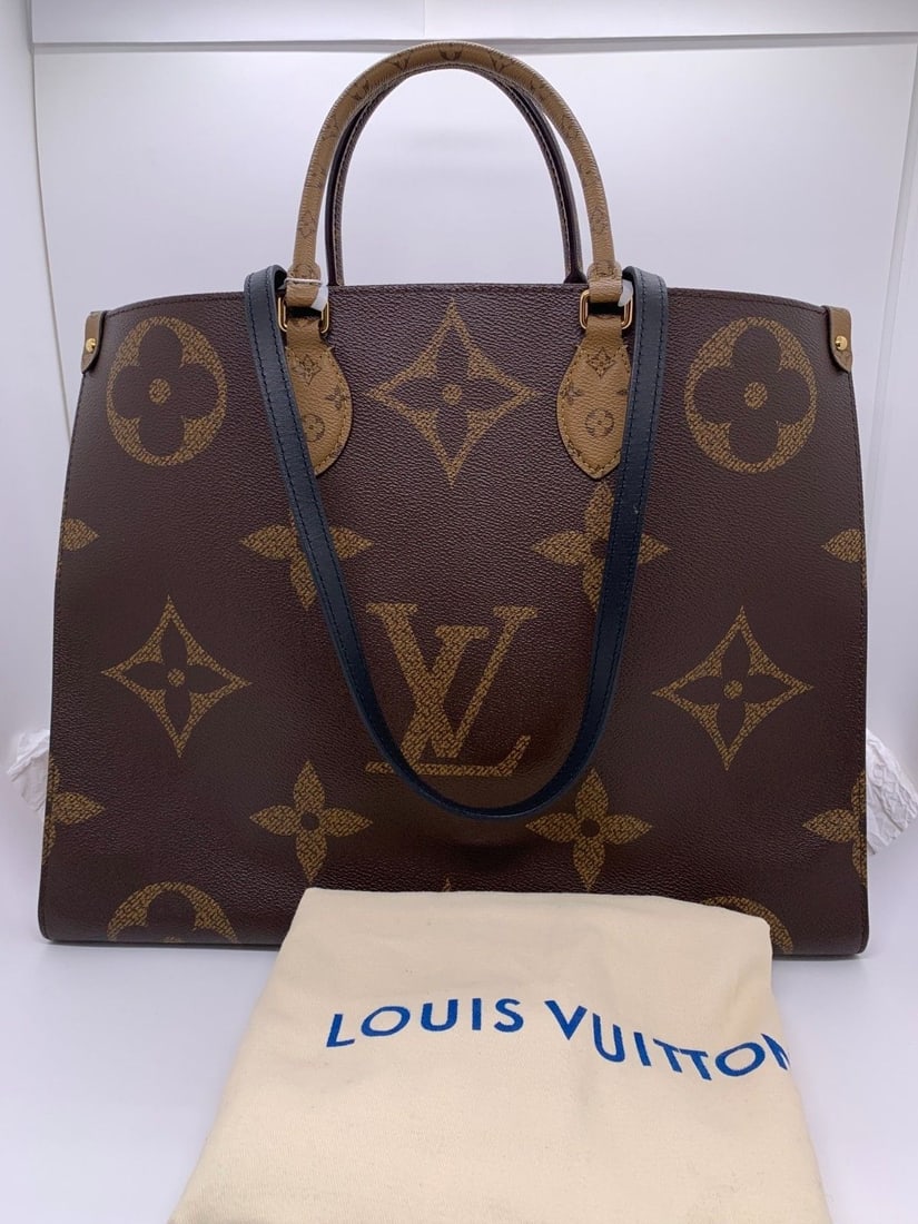 Auth Louis Vuitton Onthego GM Monogram Tote Bag shopping bag handbag France (1 of 20)