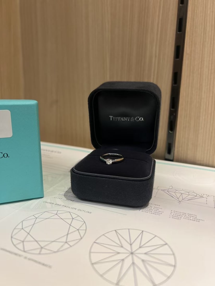 Tiffany Classic Six-Prong 0.3 Carat Diamond Ring, Size 47: Tiffany Classic Six-Prong 0.3 Carat Diamond Ring, Size 49, H Color, VVS1 Clarity.Comes with box and certificate. Suitable for personal use or as a gift.Creator: Tiffany & Co.Ring Size: 5 US, Not Resiz