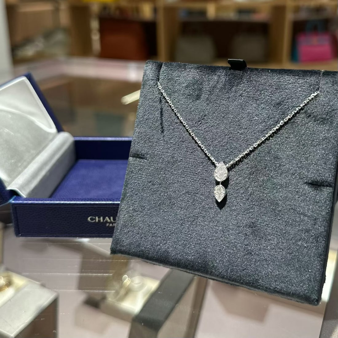 Chaumet Josephine Aigrette 18k Gold Round Diamond Necklace, 2023 (1 of 8)