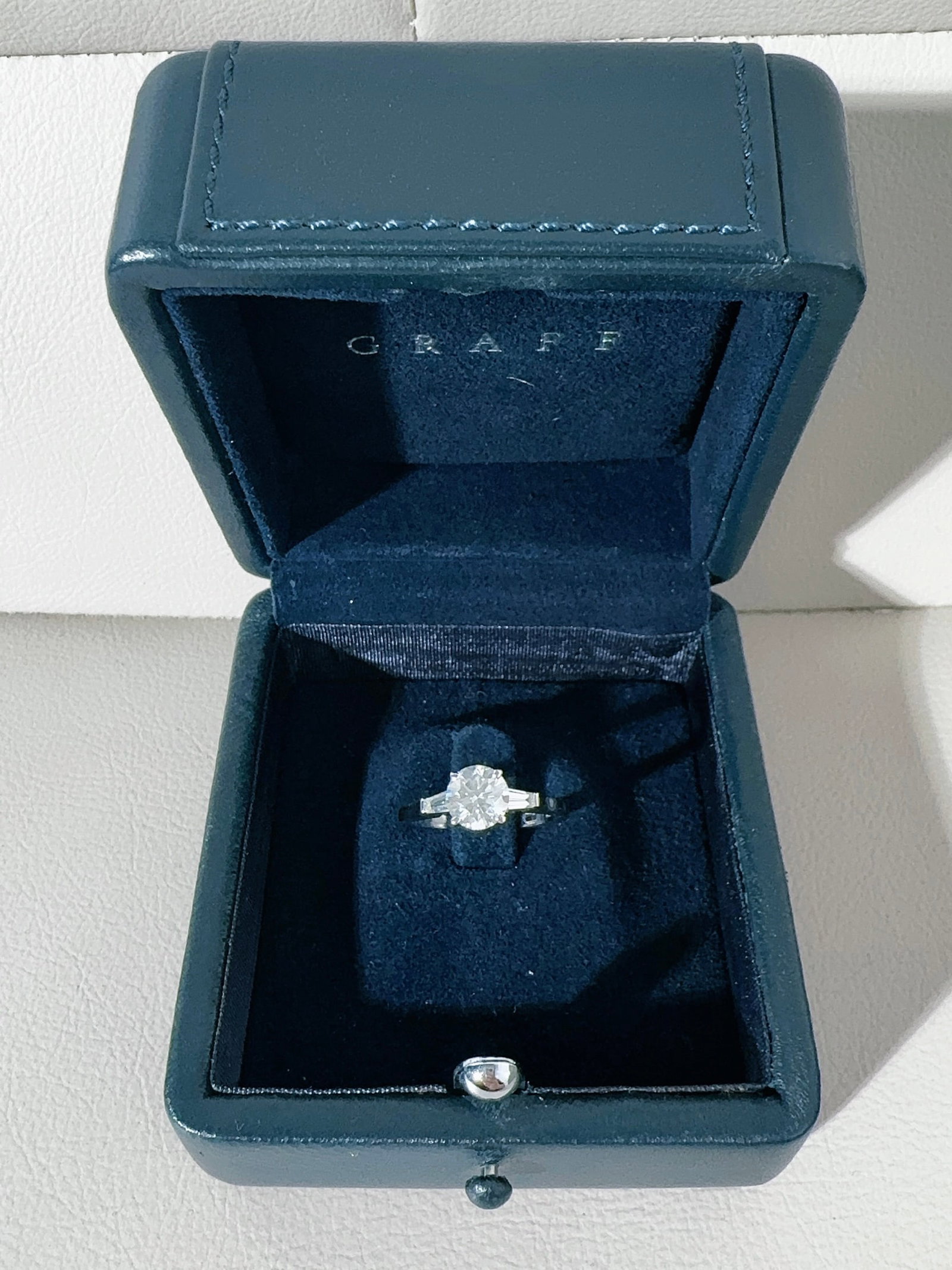 Graff 1.02ct Diamond Promise Setting Engagement Ring Size 50 (1 of 7)