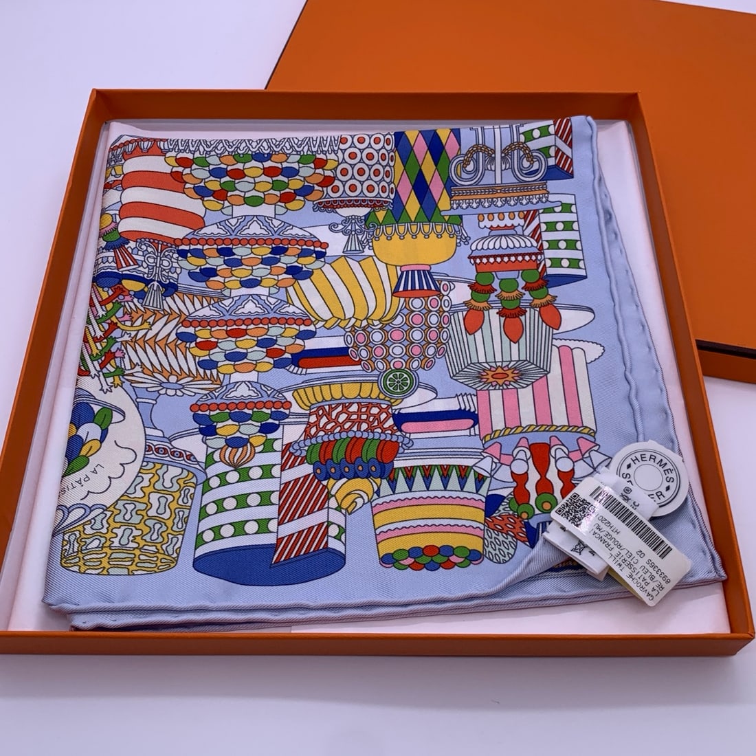 Hermes 45 silk square scarf (1 of 5)
