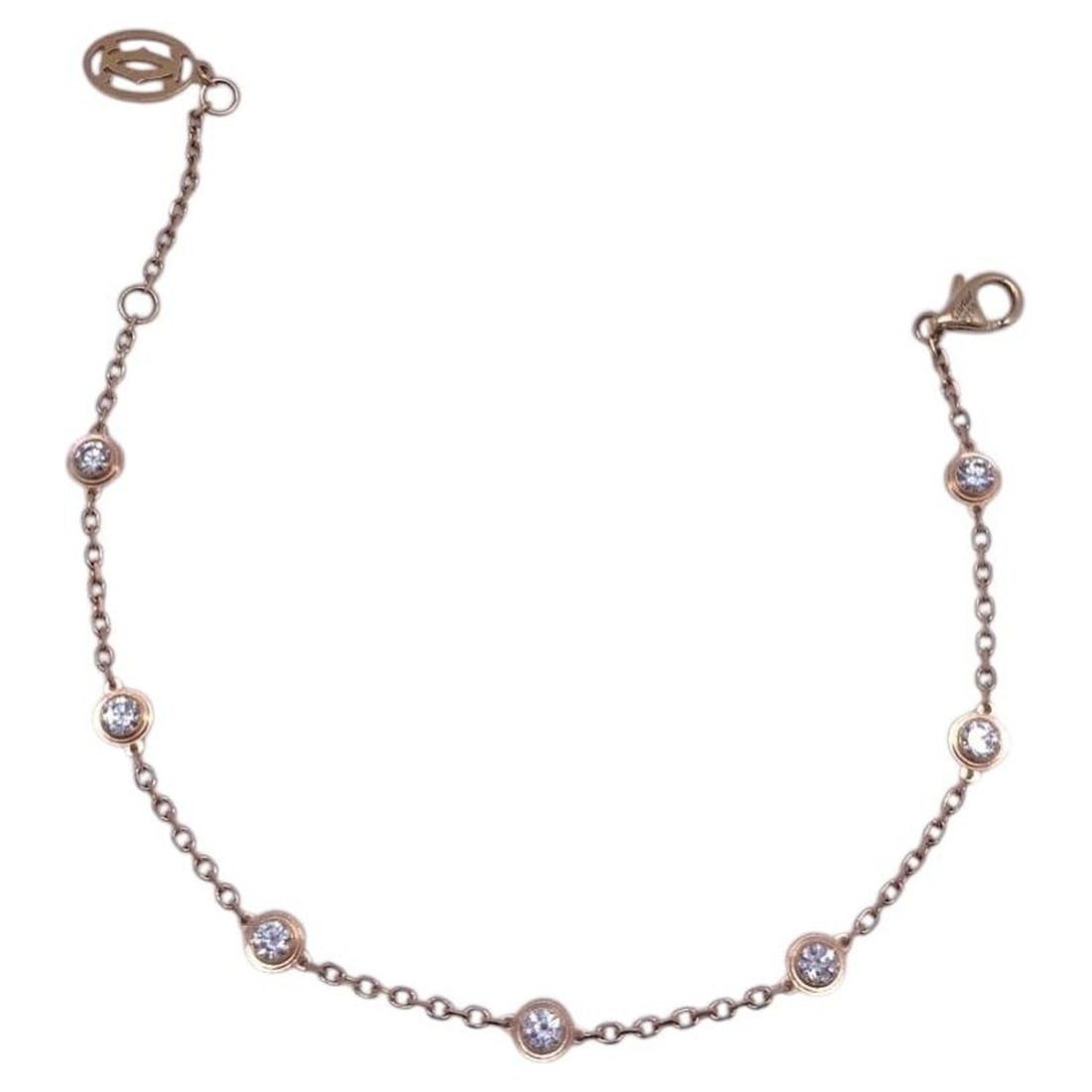Cartier Diamond Gold Diamants Legers Bracelet (1 of 16)