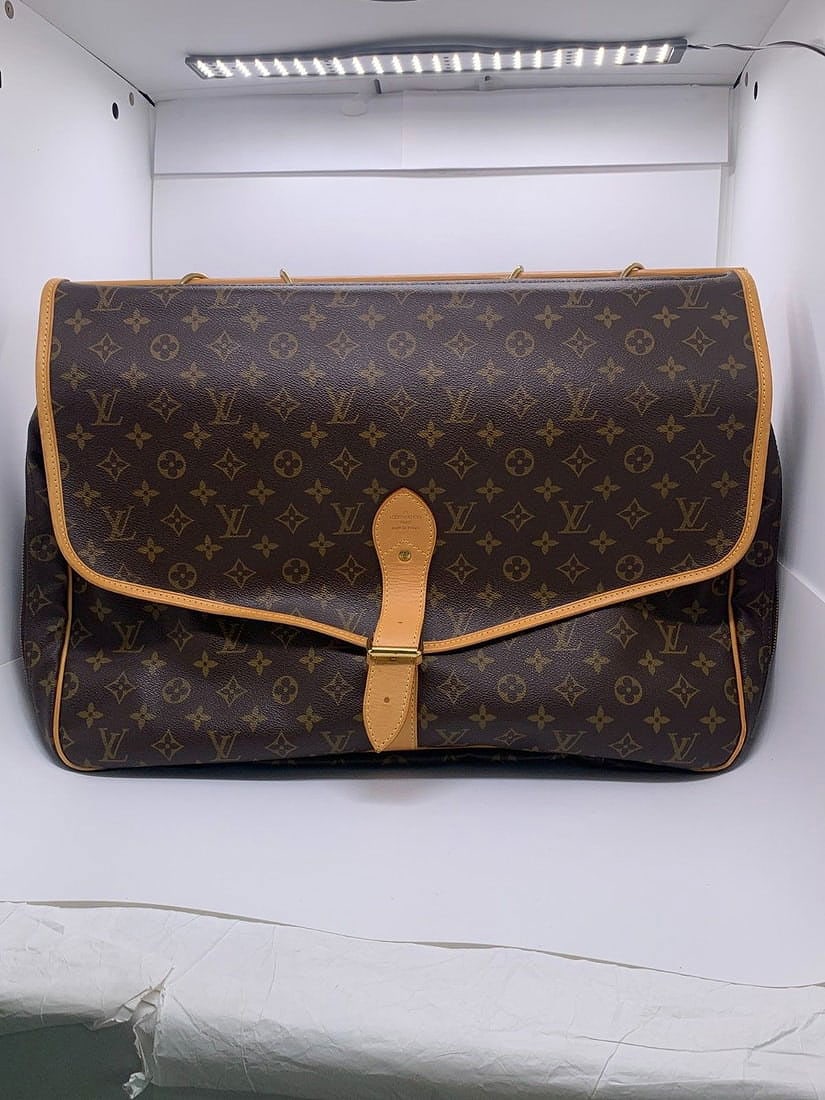 Louis Vuitton Sac Chasse hunting bag Brown Monogram M41140 Origin France (1 of 20)