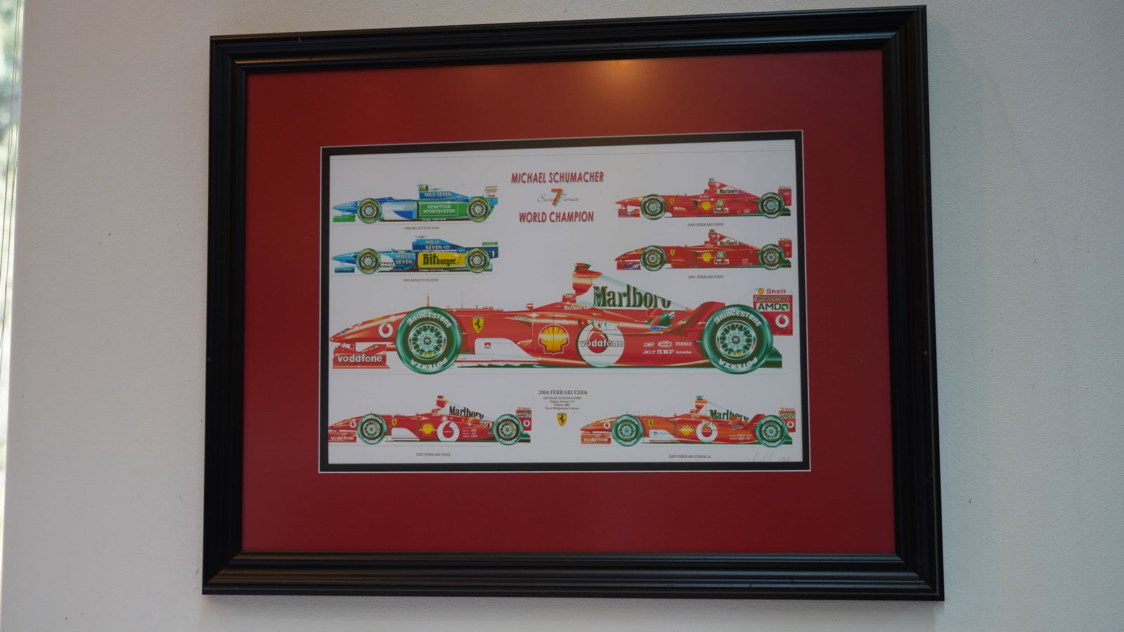 Lot of 2 David Wilson Signed Prints- Michael Shumaker- Ferrari (1 of 4)