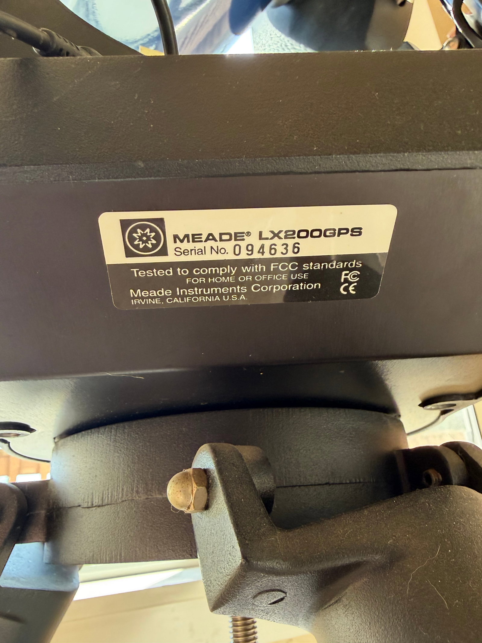 Meade LX200 GPS Telescope Computerized Go To Tripod Mount Astronomy Scope - 15