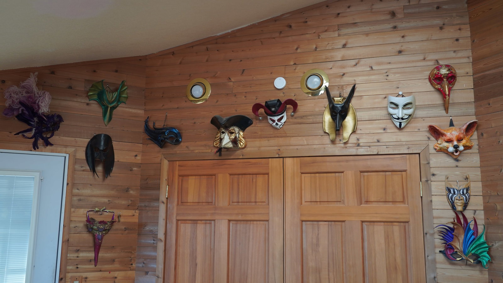 Decorative Masks: This lot features 13 decorative masks including several pieces from the Katherines Collection. Each mask displays unique craftsmanship with detailed finishes bold character and artistic design. These 