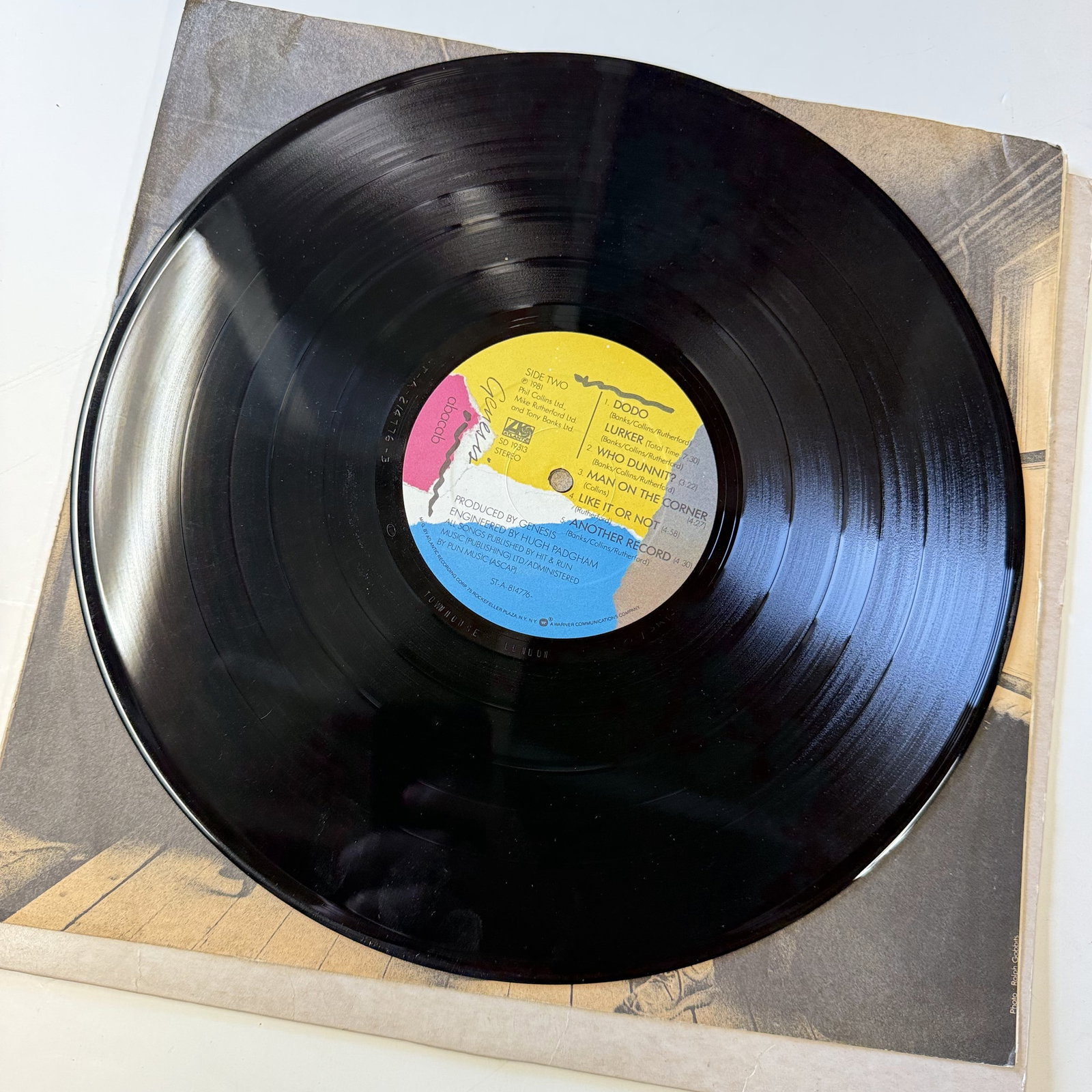 Vinyl Record: Genesis ABACAB - 4