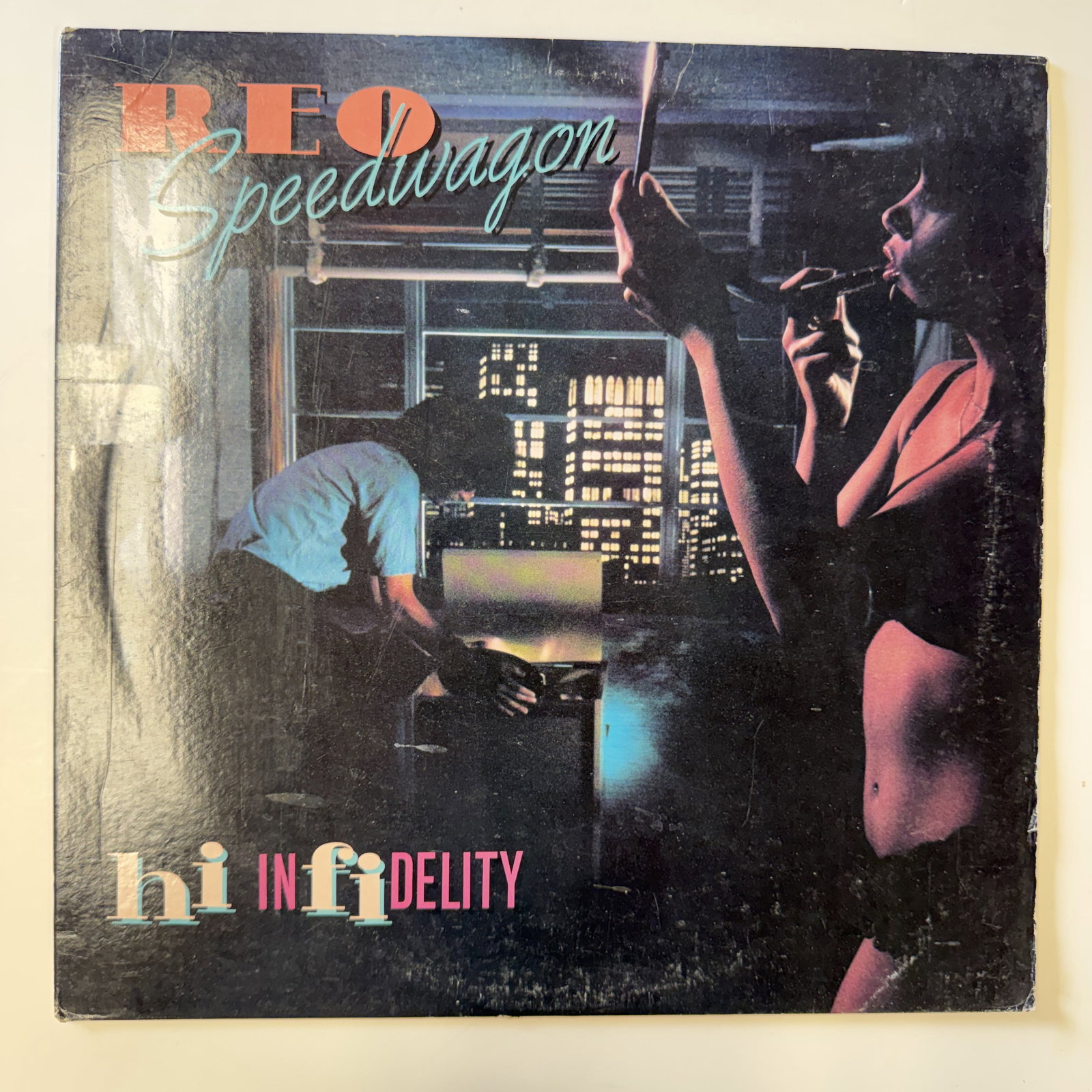 Classic Guitar Rock Vinyl Record: REO Speedwagon Hi Infidelity (1 of 4)