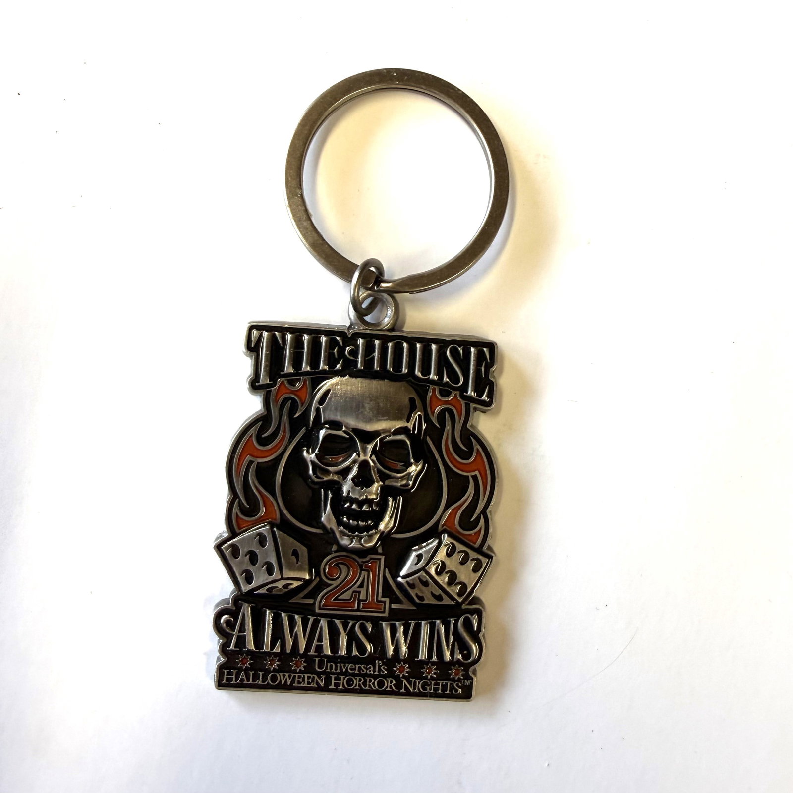 Universal Studios HHN Halloween Horror Night 21 Keychain (1 of 2)