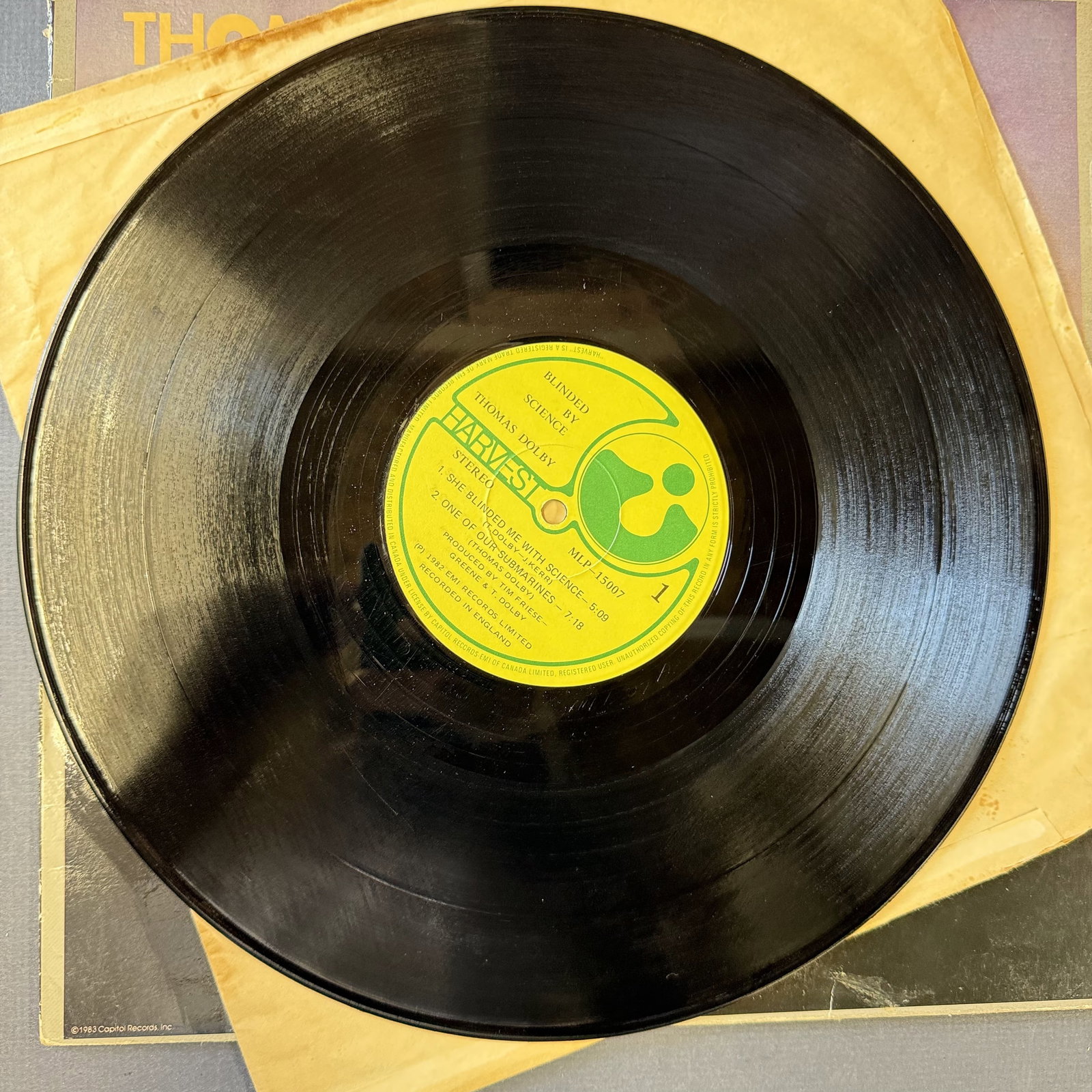 Vinyl Record Thomas Dolby Science... - 3
