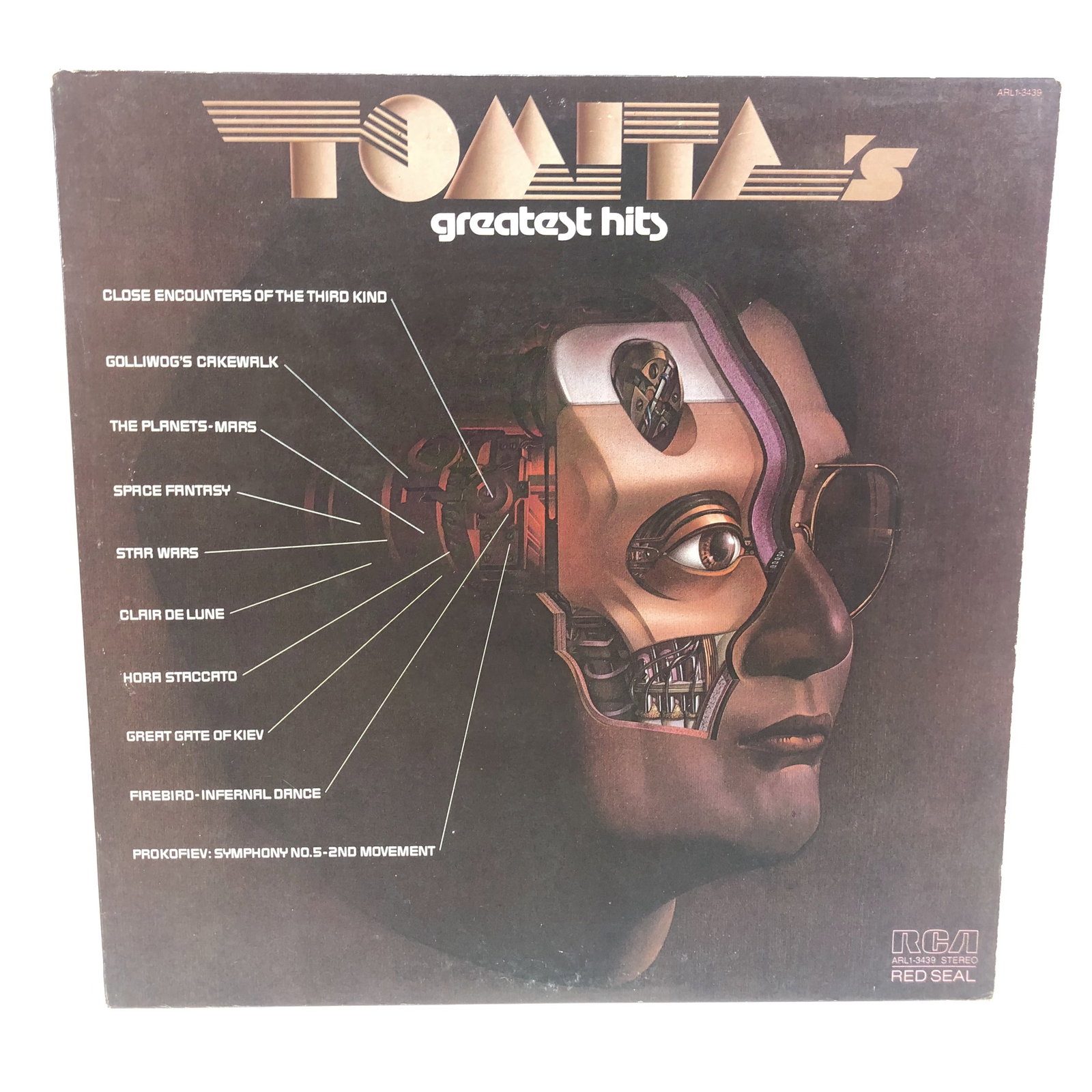 Vinyl Record Tomita Greatest Hits: Overall good - Vinyl: good - Cover: good - has been cleaned - Ships in a standard LP box with plastic sleeve - Combined shipping: y