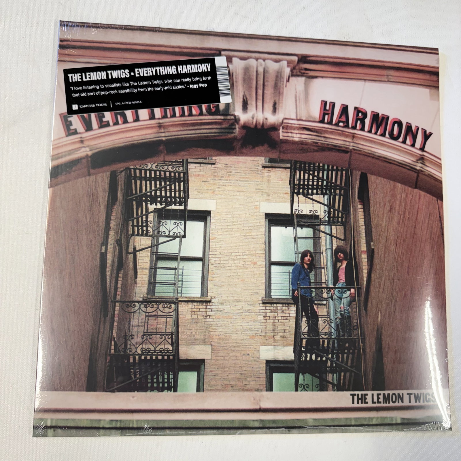 Sealed Vinyl Record Lemon Twigs Harmony- Indie: Overall good - Vinyl: good - Cover: good - has been cleaned - Ships in a standard LP box with plastic sleeve - Combined shipping: y