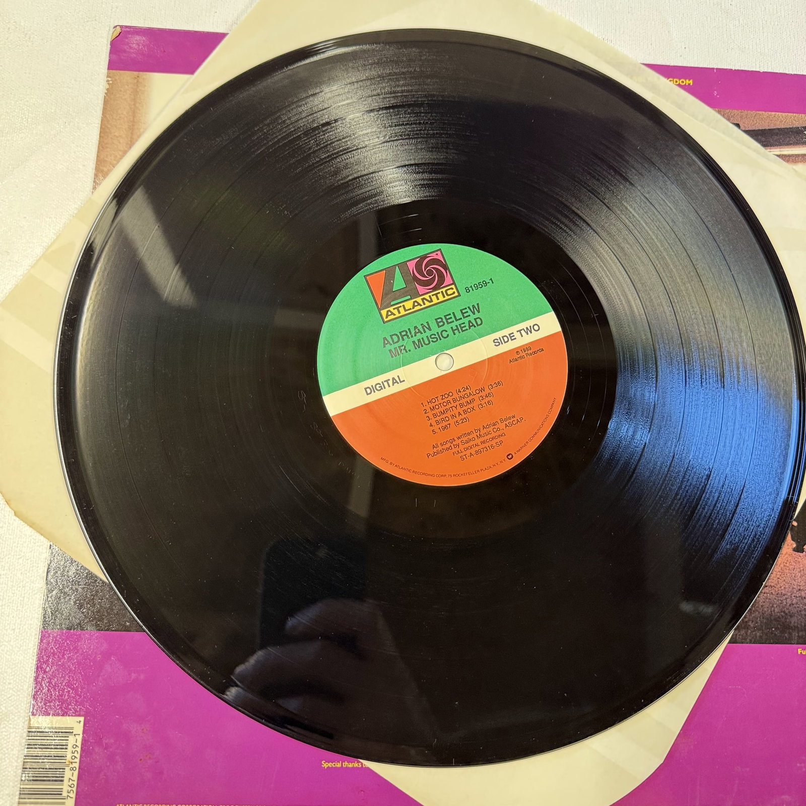 Vinyl Record Adrian Belew - 3