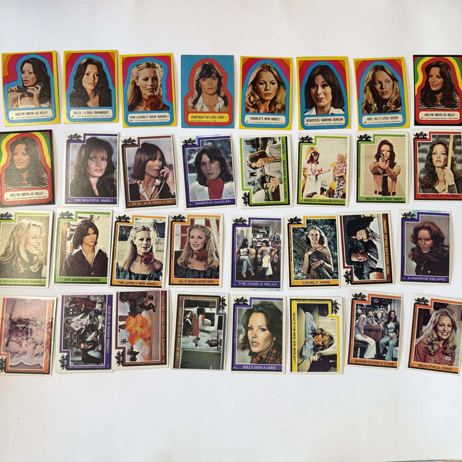 70s Trading Card Lot: Charlie's Angels: Overall fair - Combined shipping: y