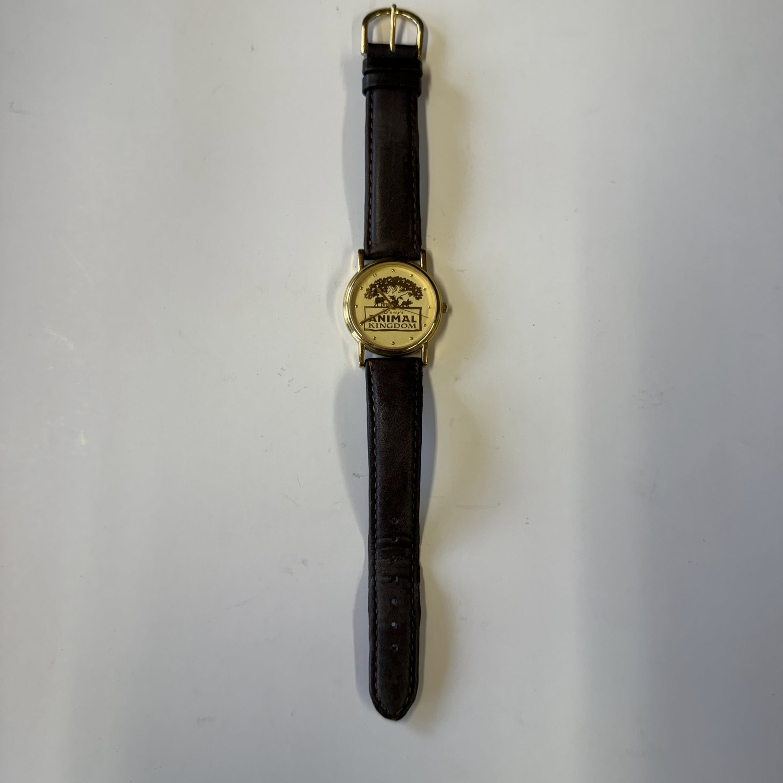 Disney Watch: Animal Kingdom: Overall fair - Item is not working - need battery - strap is worn - AS-IS - Combined shipping: yes