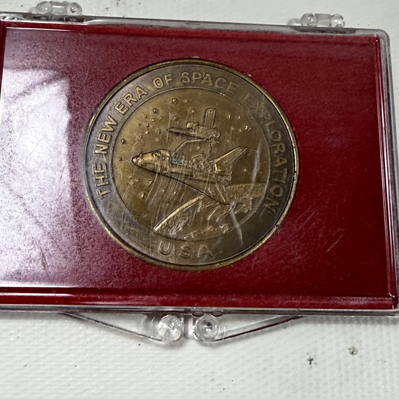 Vintage NASA Space Shuttle Launch Coin: remember the Shuttle? Of course!