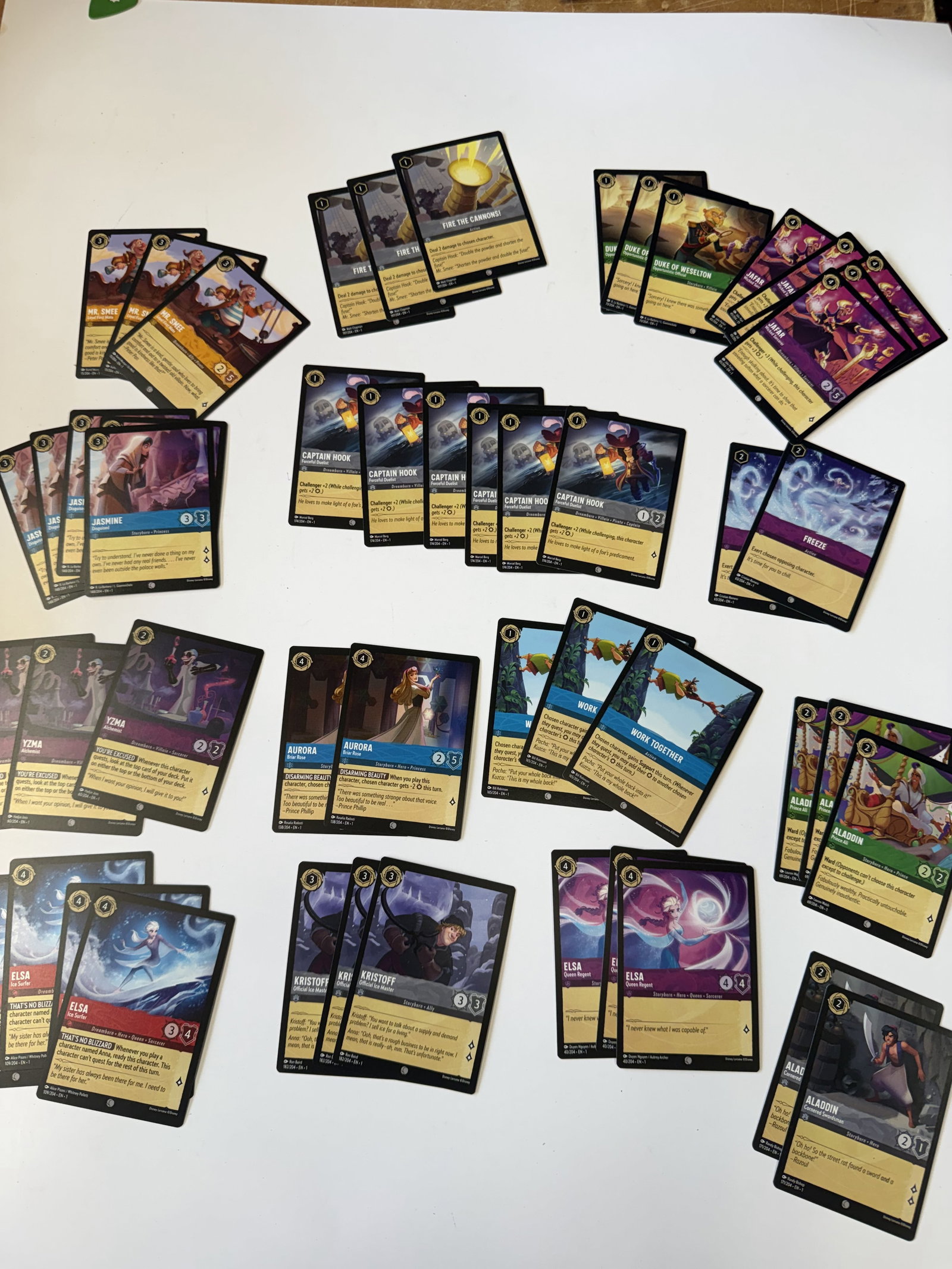 Disney Lorcana Trading Card Lot: Overall good - Combined shipping: yes
