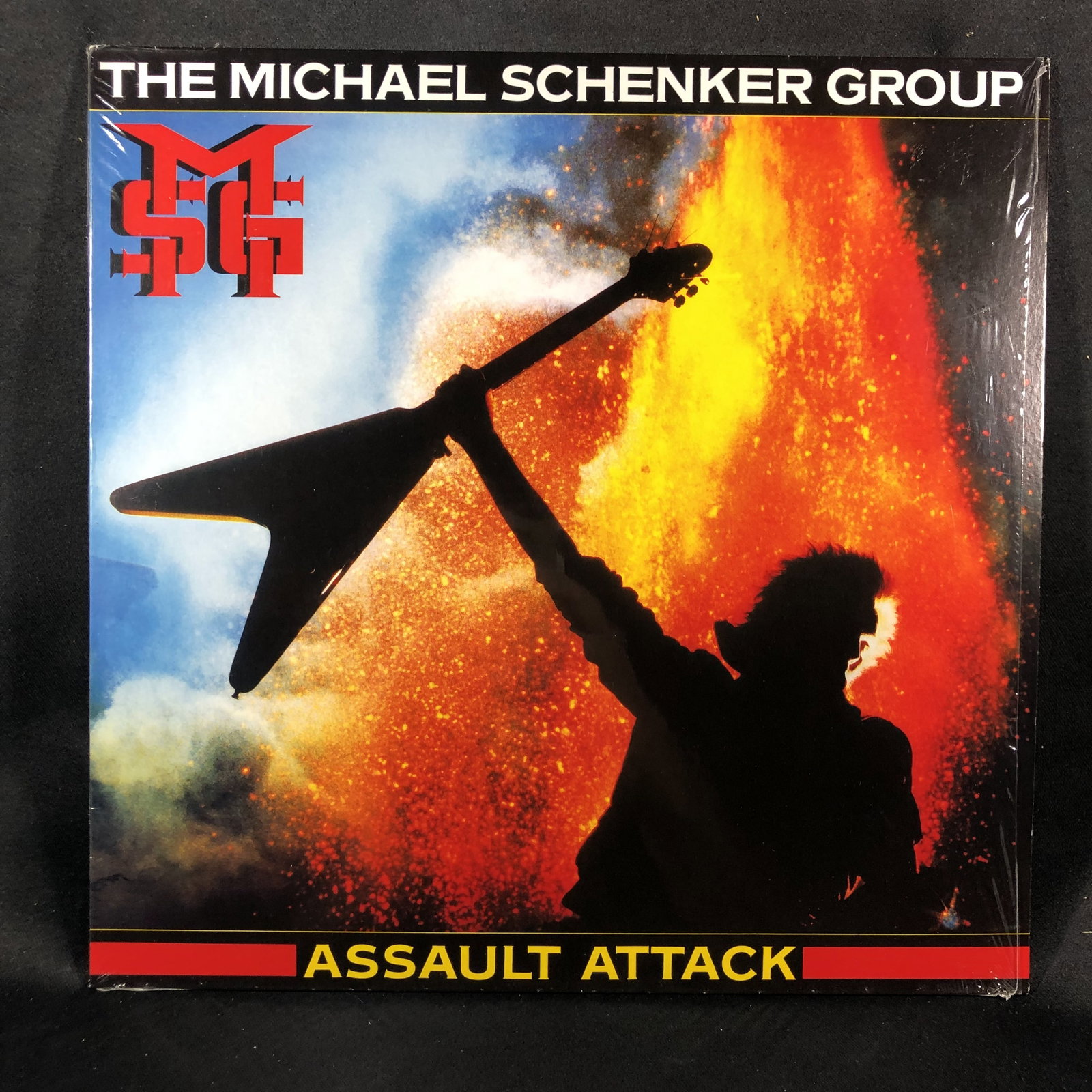 Vinyl Record: MSG Michael Schenker Group: Overall good - Vinyl: good - Cover: good - Ships in a LP box with sleeve - Cleaned - Combined shipping: y