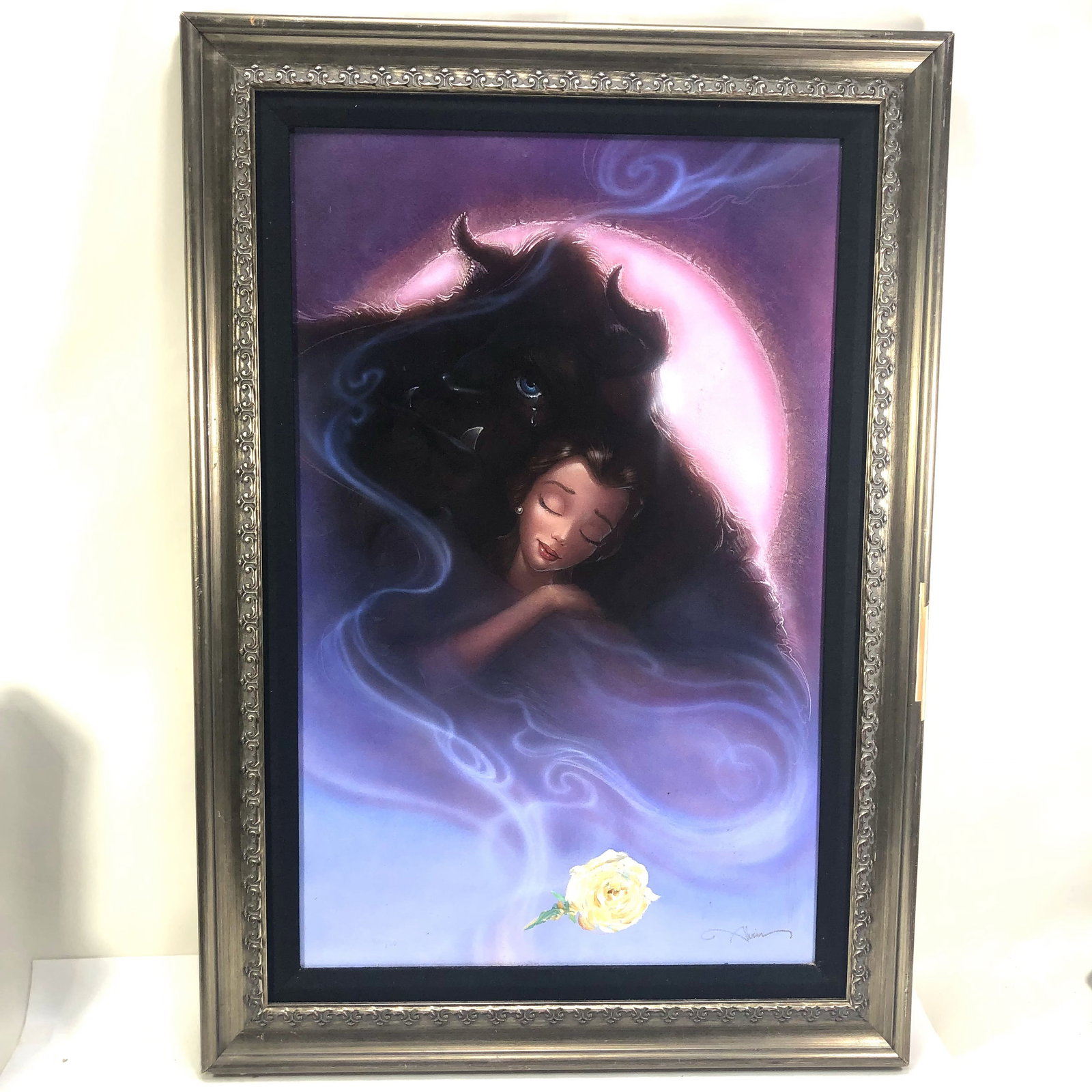 LDisney Beauty and Beast Art Print Bittersweet Embrace - John Alvin (1 of 7)