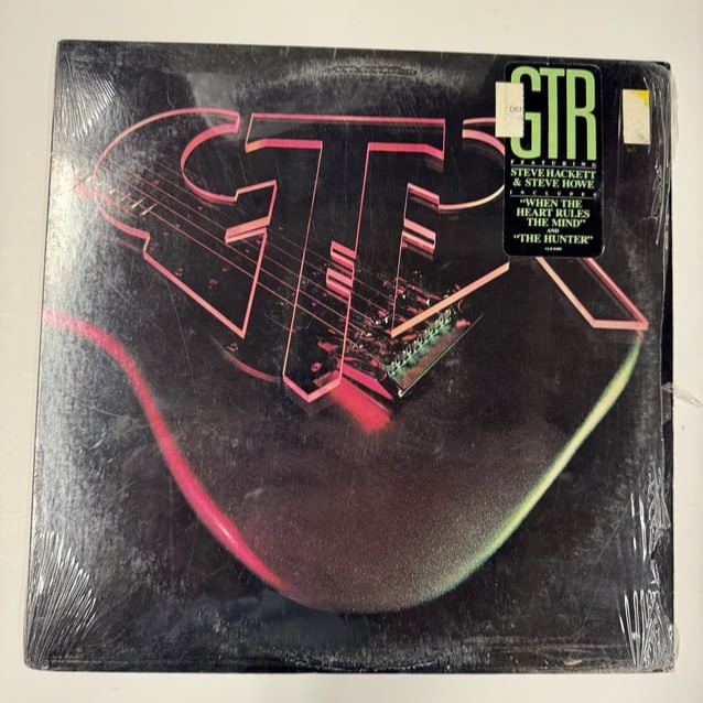 Vinyl Record: GTR: Classic vintage guitar action. Any Yes fans out there? Cleaned - Ships in a LP box with plastic sleeve