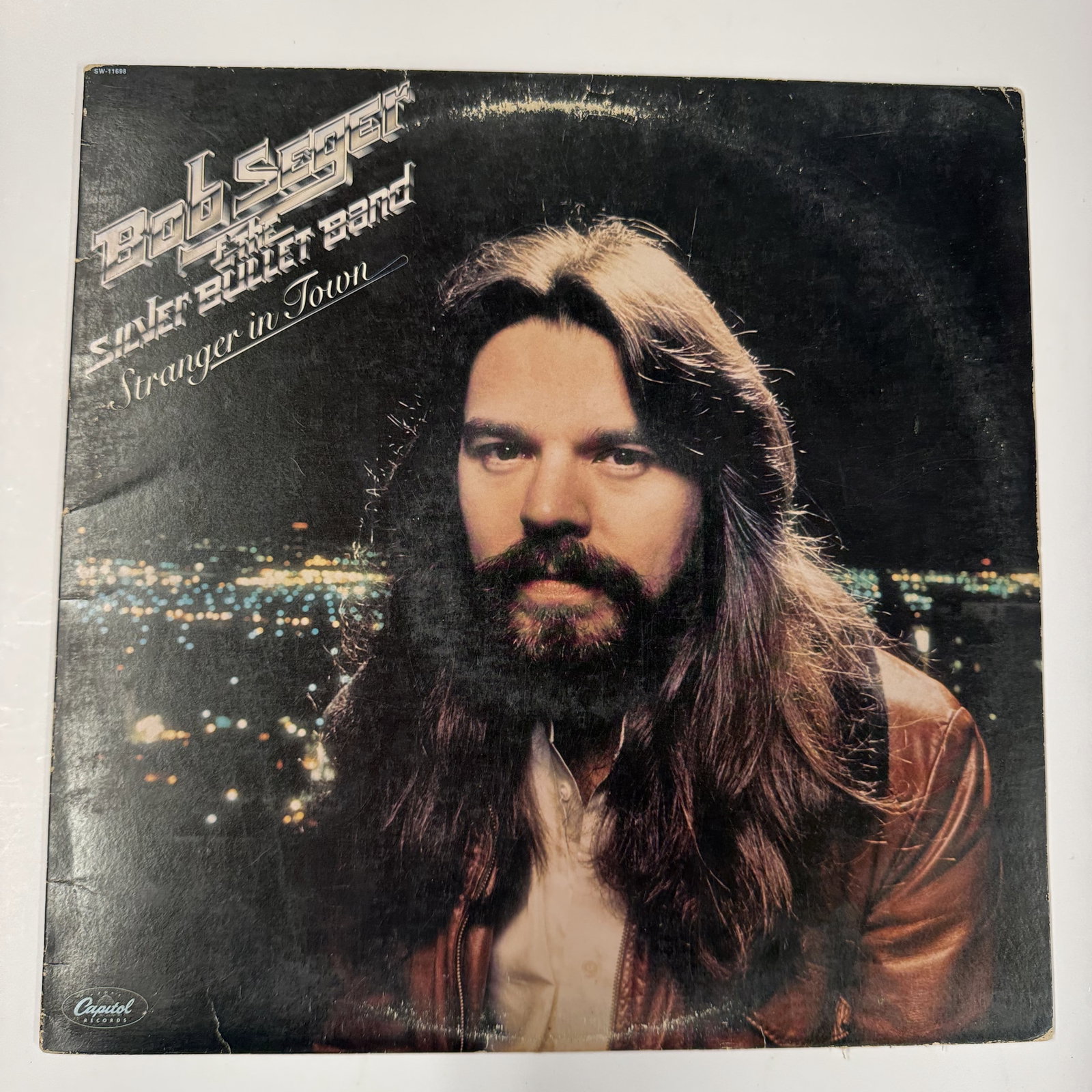 Vinyl Record: Bob Segar Stranger in Town: Classic Bob Cleaned - Ships in a LP box with plastic sleeve