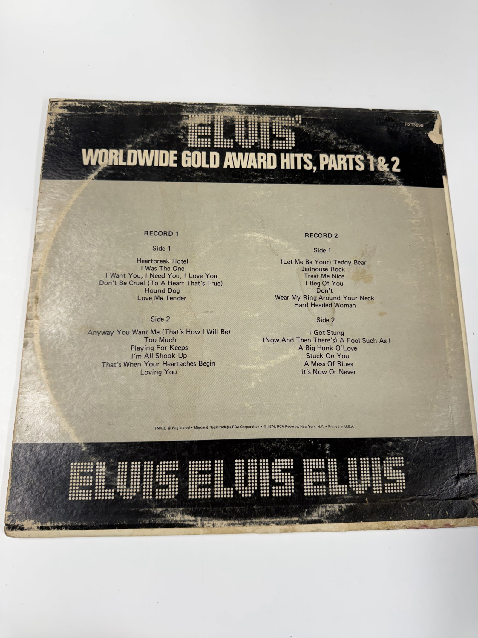 Vinyl Record: Elvis Gold Hits - 2