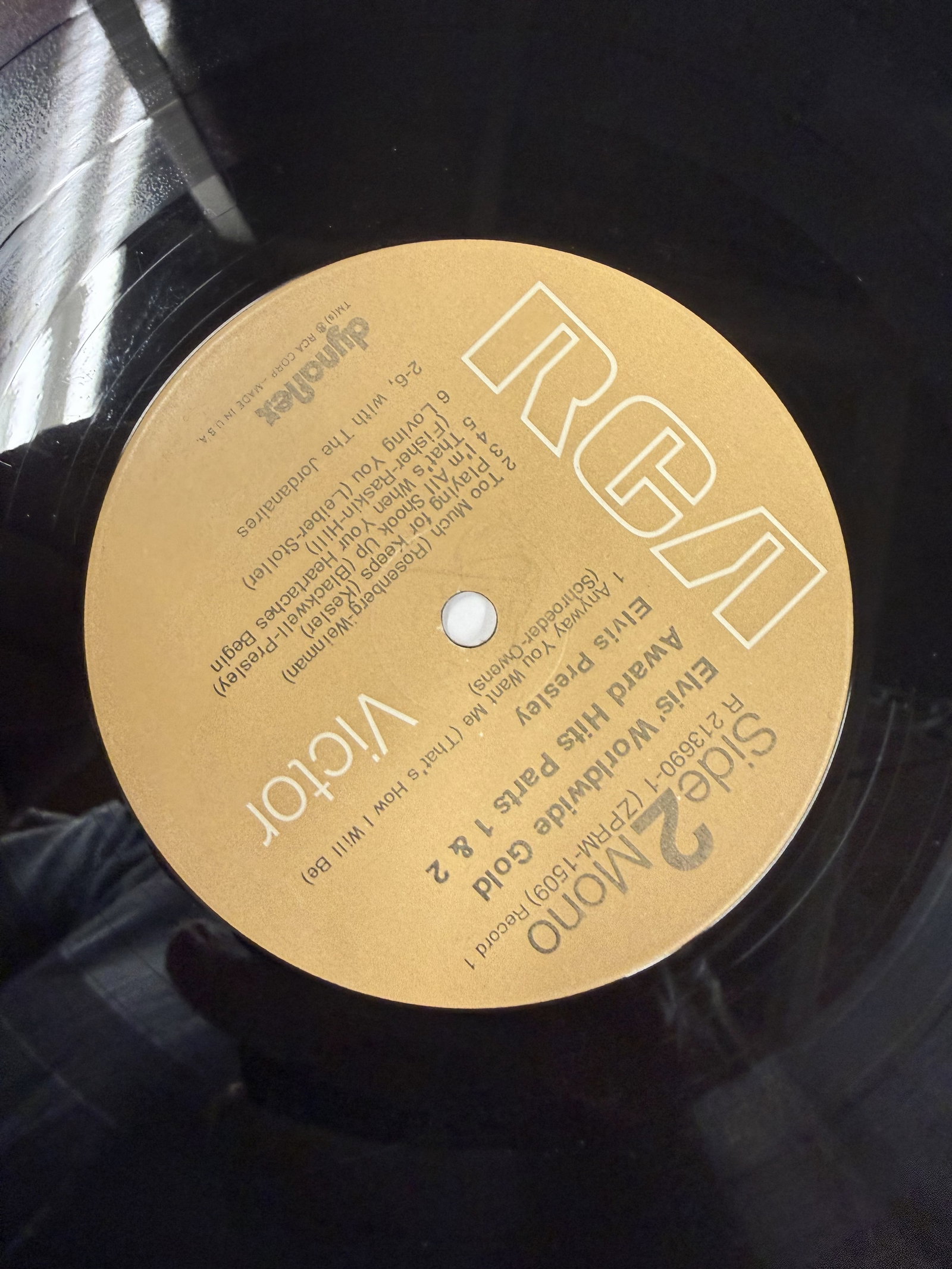Vinyl Record: Elvis Gold Hits - 5