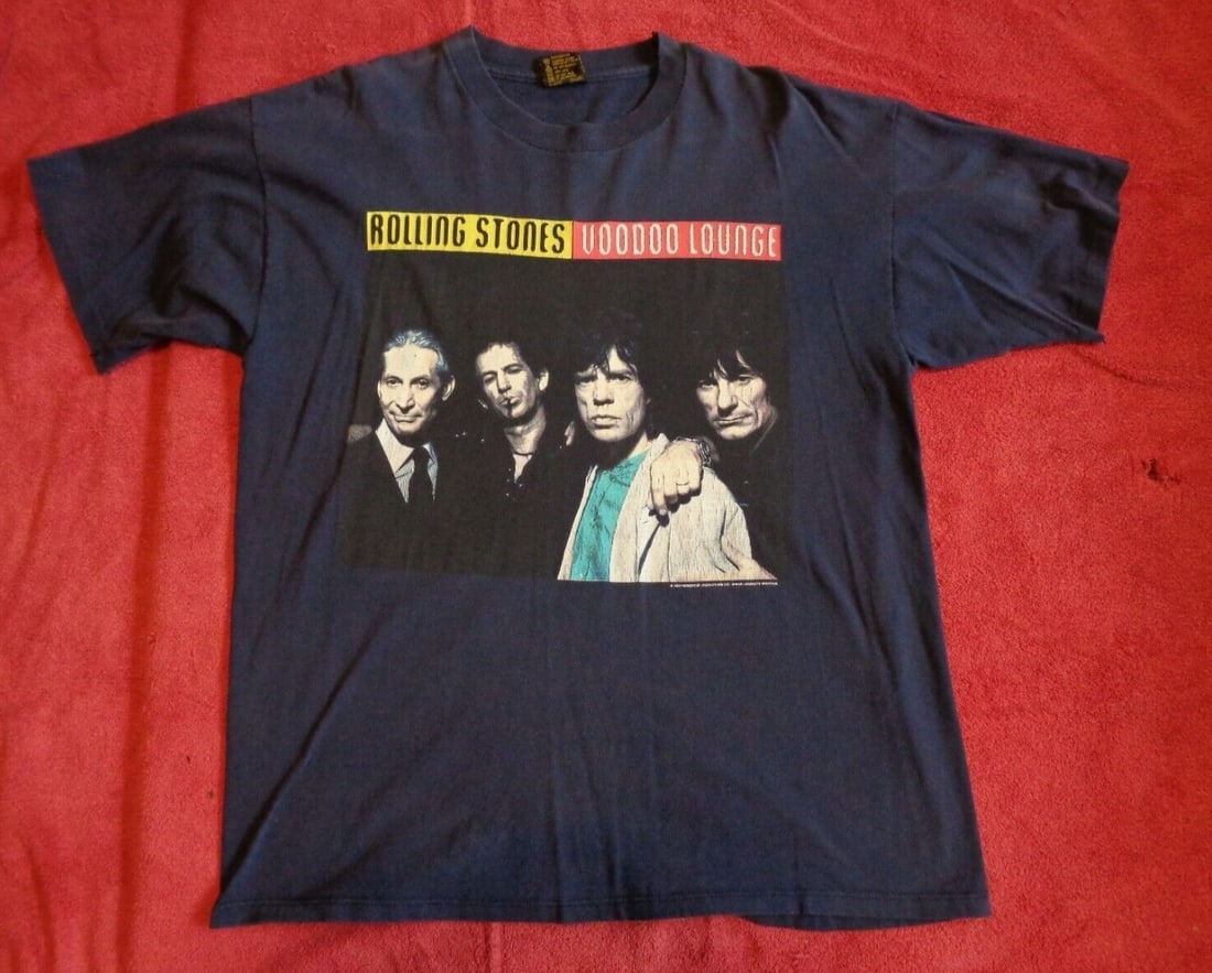 Vintage Concert T-Shirt Rolling Stones Vodoo Lounge '95: Overall good - See pics for general size and flaws - Combined shipping: yes