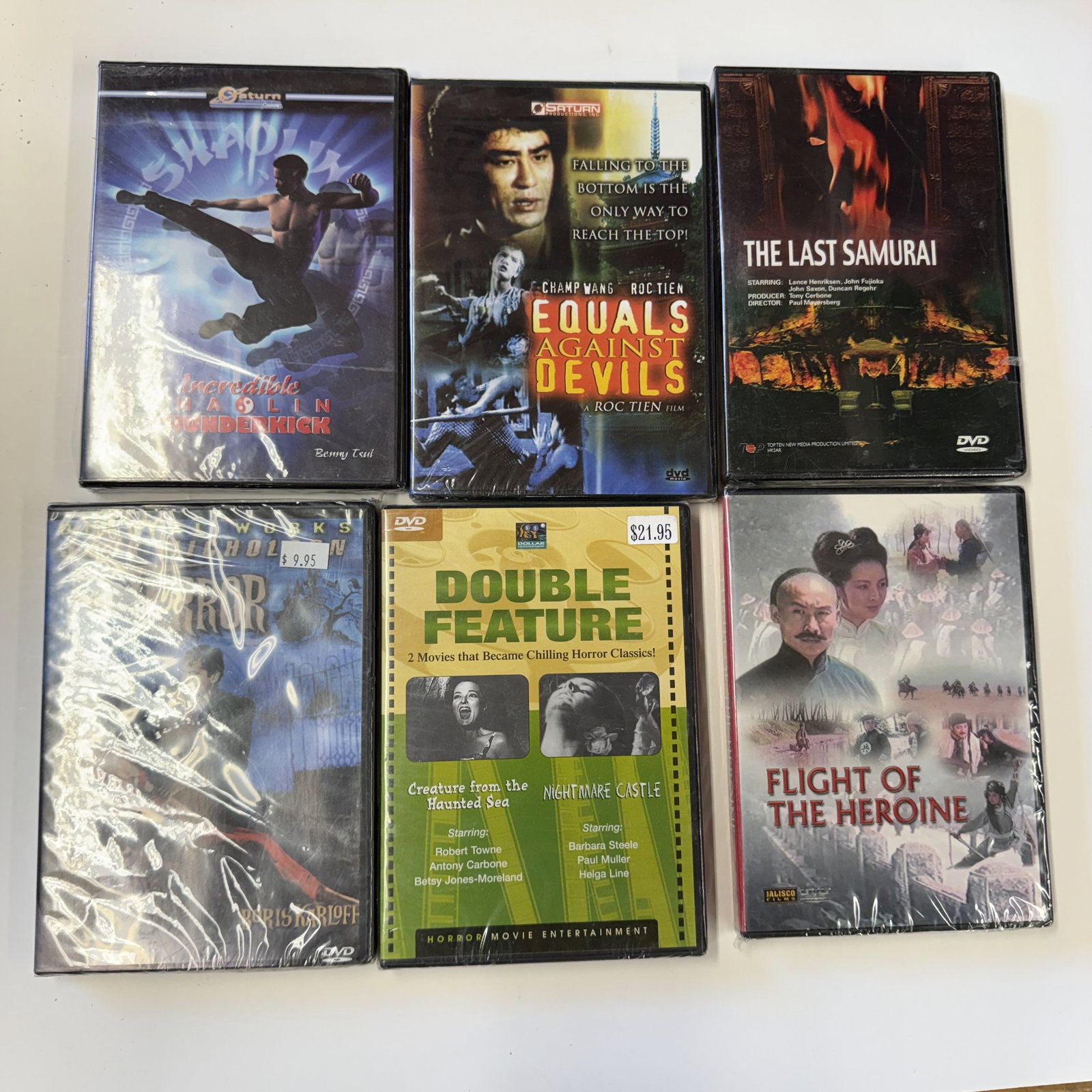Sealed DVD Lot: Obscure B-Movies, Kung-Fu, Horror (1 of 5)
