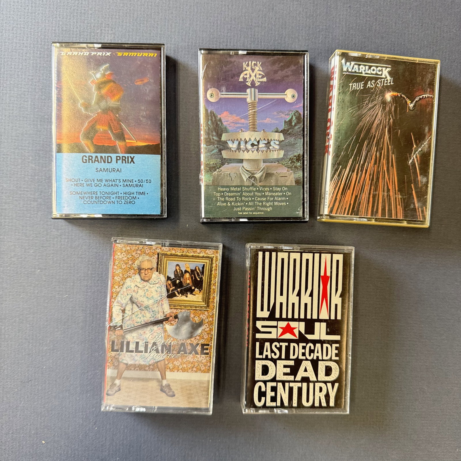 Cassette Tape Lot: Obscure Heavy Metal 80s (1 of 3)
