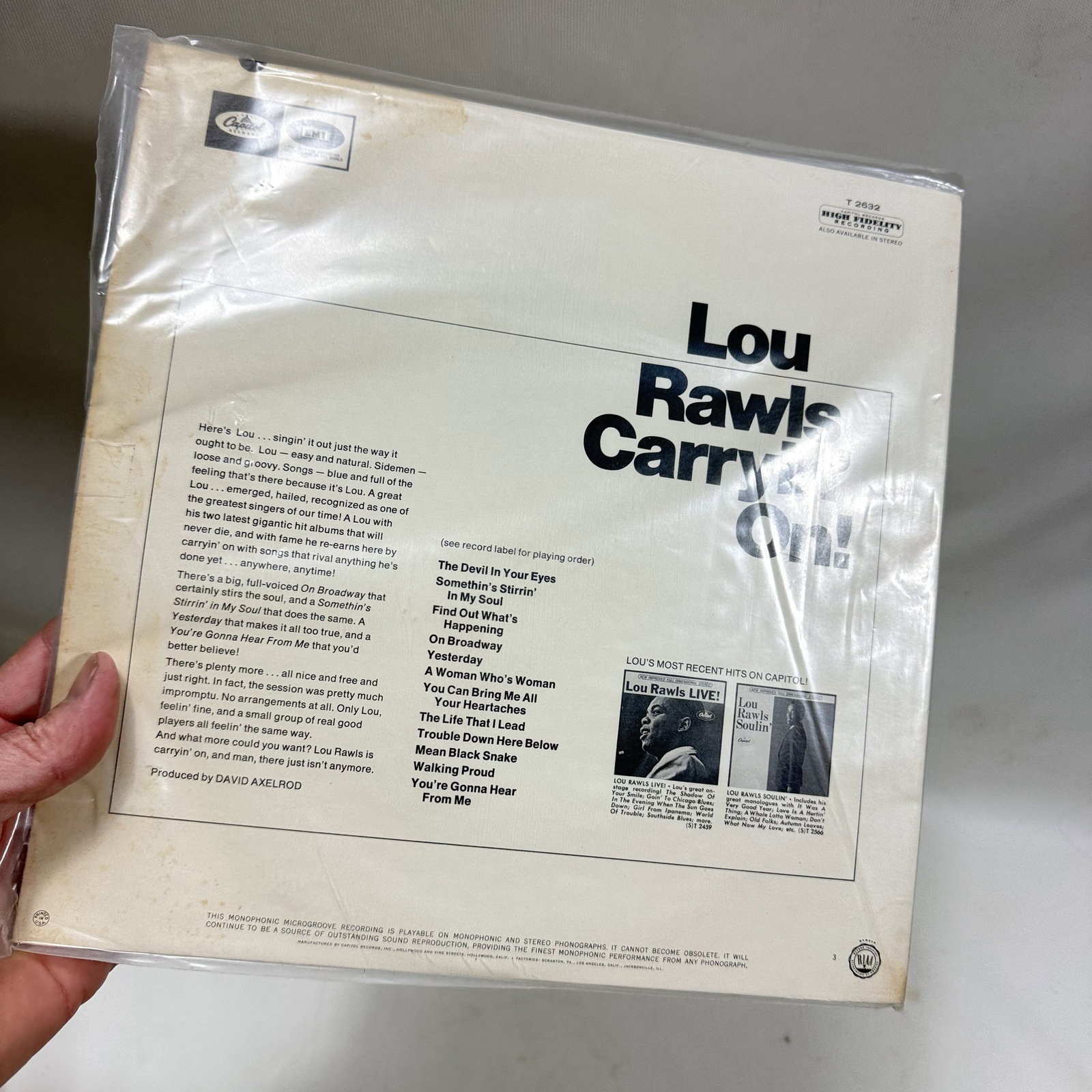 Vinyl Record Lou Rawls - 2