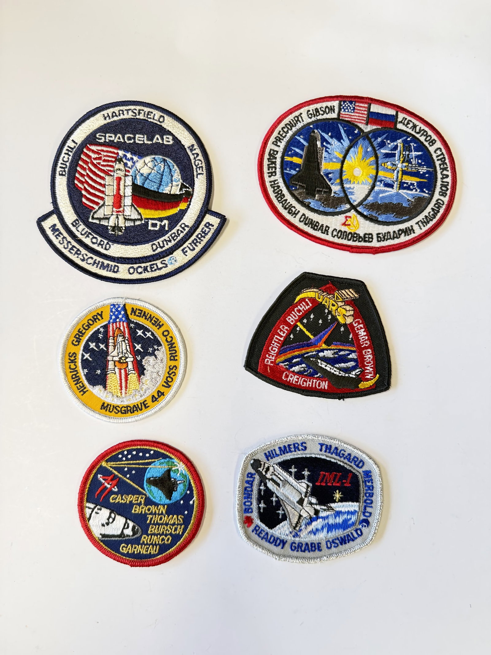 Vintage NASA Space Shuttle Launch Patch Lot: Overall good - Combined shipping: yes