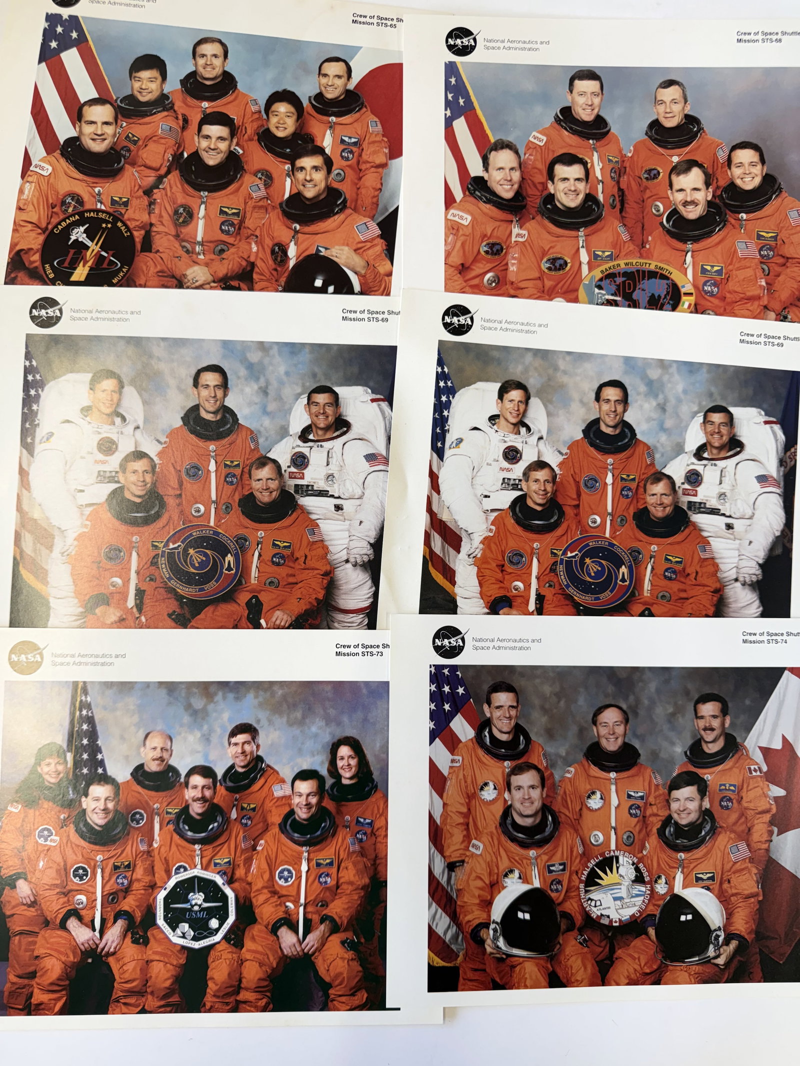 Vintage NASA Space Shuttle Launch Photo Lot: Overall good - Combined shipping: yes