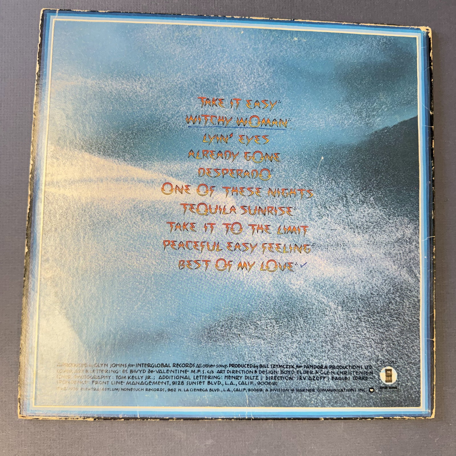 Vinyl Record Eagle Hits - 4