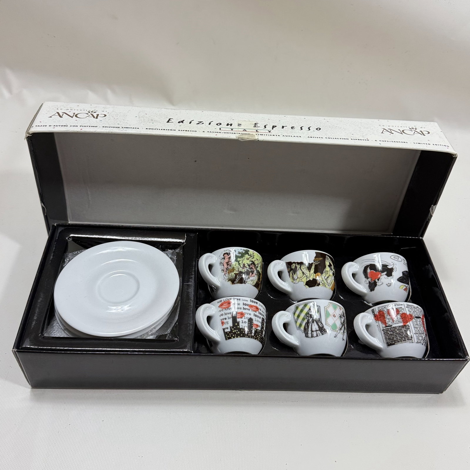 Edizione Ancap Espresso Italy Cup Set: set of six